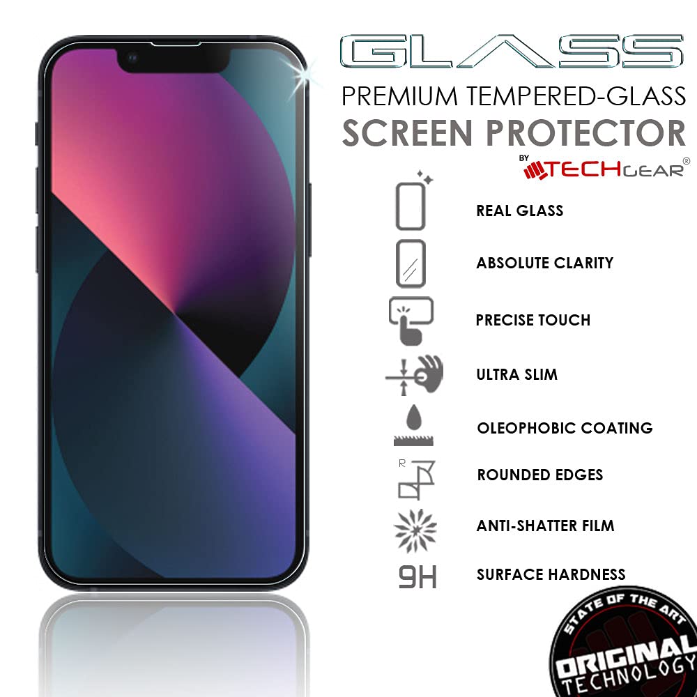 TECHGEAR [2 Pezzi] Vetro Temperato Per IPhone 12 Pro Max 6.7'' – Durezza 9H, Antigraffio, Anti-impronta, Installazione Senza Bolle - 4