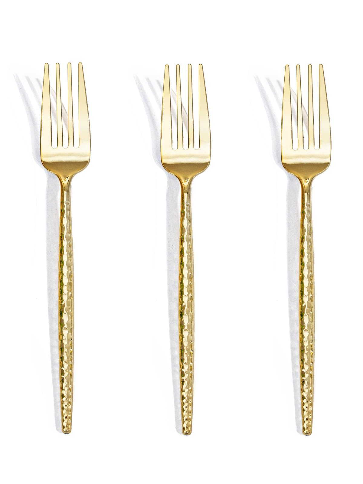 U-QE 60Pcs Gold Plastic Forks - Heavy Duty Plastic Forks Disposable — Amazon image 12