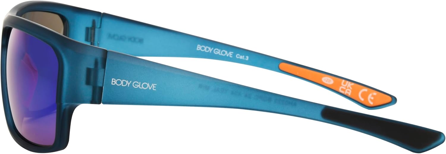 Body Glove Sea Breeze Sunglasses Rectangle, Purple, 59 mm - Image 3