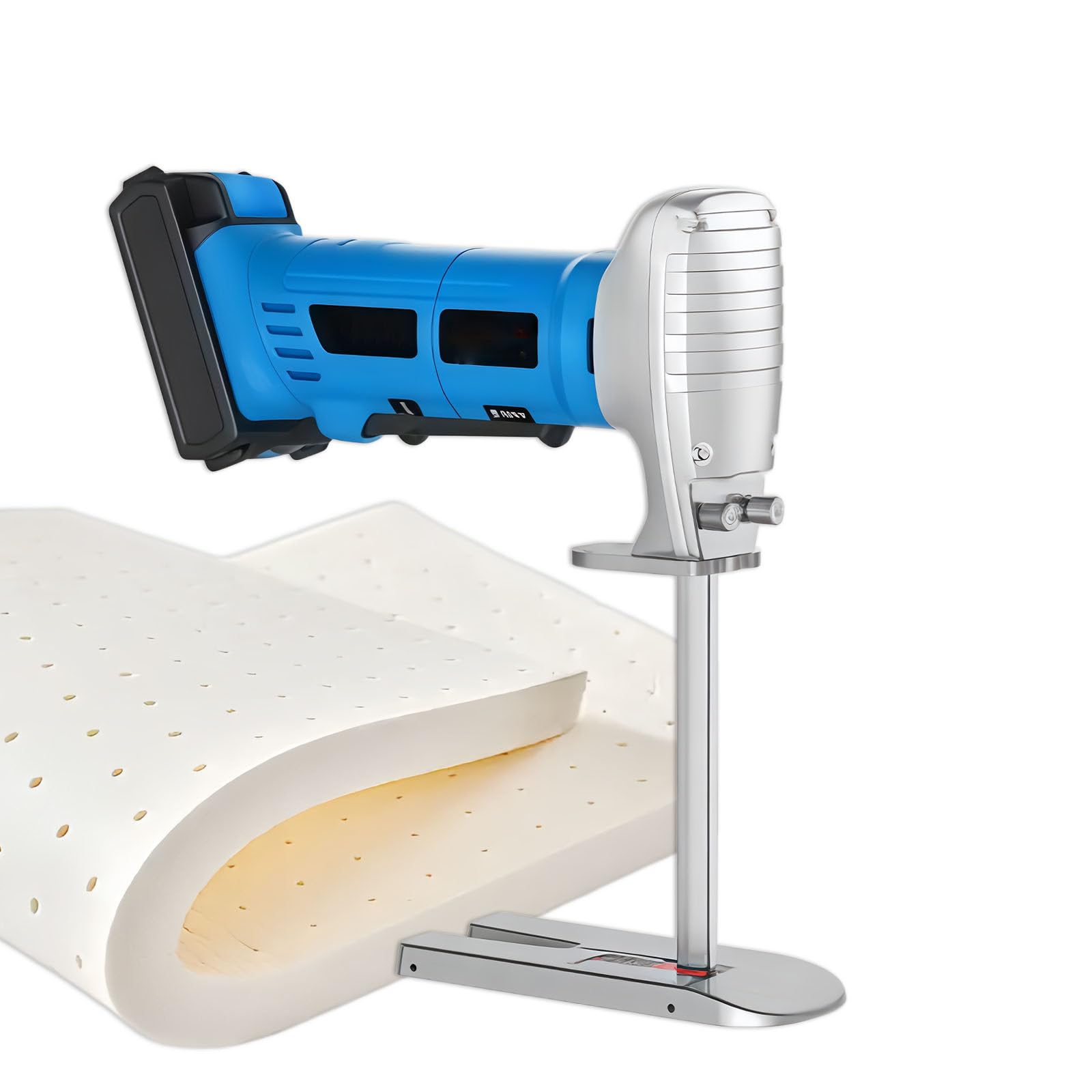 Kit taglierino in gomma espansa senza spazzole, taglierina ricaricabile per taglio pulito e liscio, cuscino in plastica flessibile, 30 cm