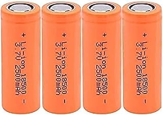 MVLINK 3.7V 2500Mah 18500 Lithium Ion Batteries for Ebike-2Pieces Led Flashlight Torch,4pieces