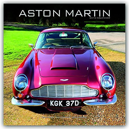 Aston Martin Calendar - Calendars 2017 - 2018 Wall Calendars - Car Calendars - James Bond - Aston Martin 16 Month Wall Calendar by Avonside Calendar – Wall Calendar, July 30, 2017