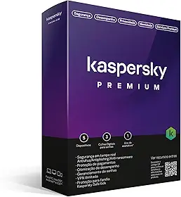 Kaspersky Antivírus Premium 5 Dispositivos 1 Ano