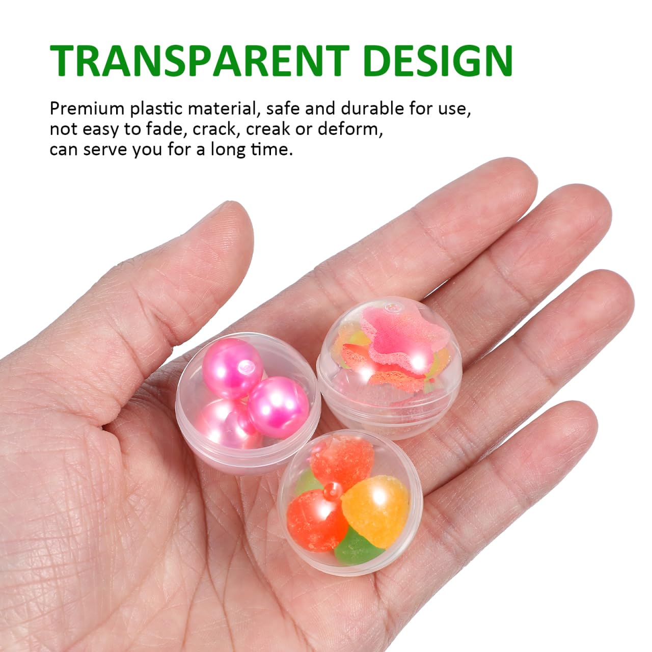 Toddmomy 100 Piezas Bolas Transparentes De Plástico Rellenables 1.1 Pulgadas para Manualidades Decoración De Fiesta Máquinas Expendedoras Y Regalos Infantiles