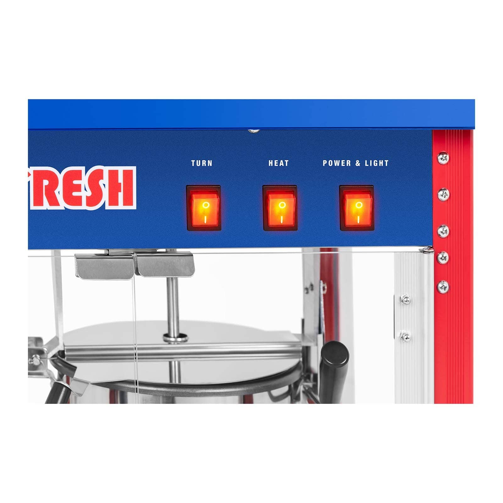 Royal Catering - Macchina per popcorn - 1500 W - 5 kg/h