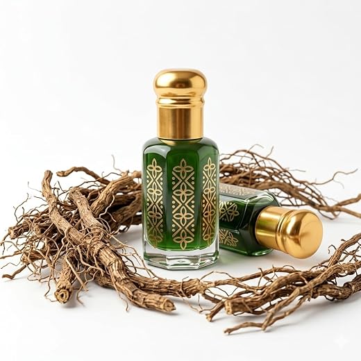 Kanubhai Fragrances Khas Attar, Pure Perfume Oil, Woody Fragrance, 12 ML