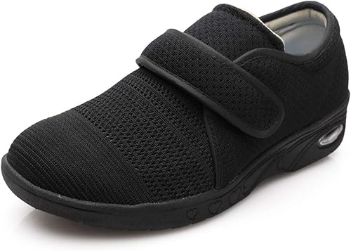 ZUMEIJIA Zapatos para diabéticos para mujer, zapatos casuales ajustables para caminar, zapatos anchos para ancianos hinchados, parte inferior ZUMEIJIA Zapatos para diabéticos para mujer, zapatos casuales ajustables para caminar, zapatos anchos para ancianos hinchados, parte inferior