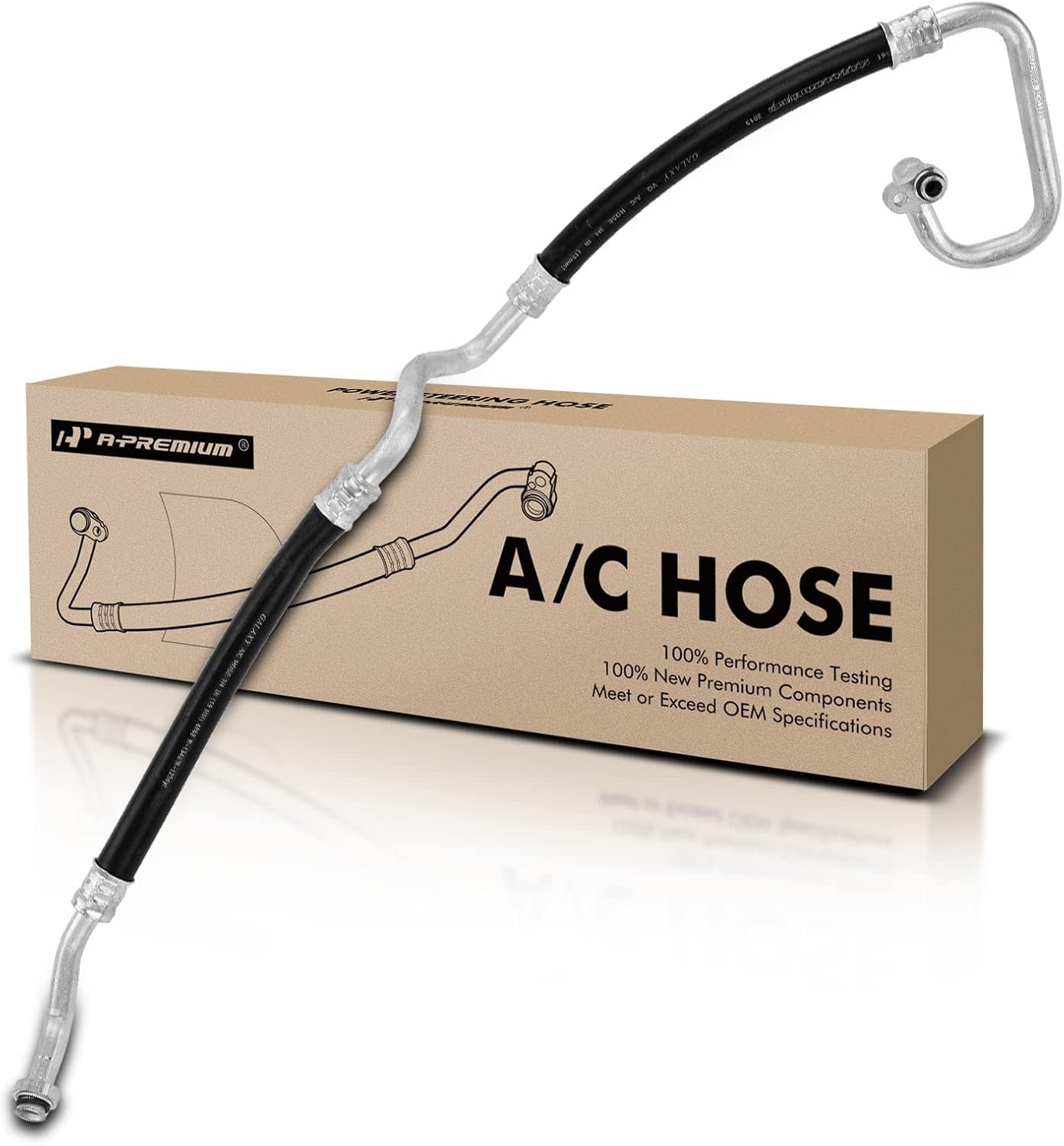 A-Premium A/C Suction Line Hose Assembly Compatible with Kia Rondo 2008-2012 V6 2.7L, Compressor to Evap