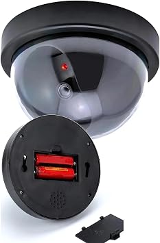 2 Adet Kablosuz Fake Dome Caydırıcı Işıklı Ledli Yalancı Kamera Güvenlik Kamerası 360° Derece