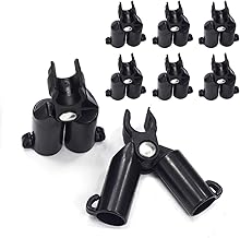 8 pcs Trellis Connectors Ø11 mm, for 11 mm Tutors, 70° Articulation with Upper Fork (8 pcs 11 mm 70° Trellis Connectors with Fork)