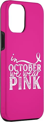 Miniatura 3 de iPhone 13 Pro Max En octubre llevamos funda gráfica rosa para concientización sobre el cáncer de mama