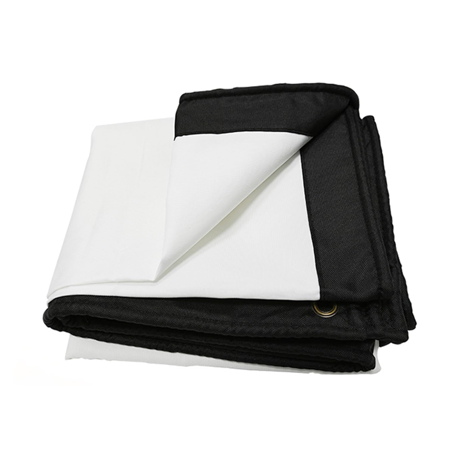 Schermo Proiettore, 4:3/16:9 HD Schermo Proiettore Esterno, Schermo Proiettore Lavabile Anti Rughe Telo Proiettore per Ufficio Domestico Scolastico All'Aperto Teatro, Design Compatto(White4:3,180inch)