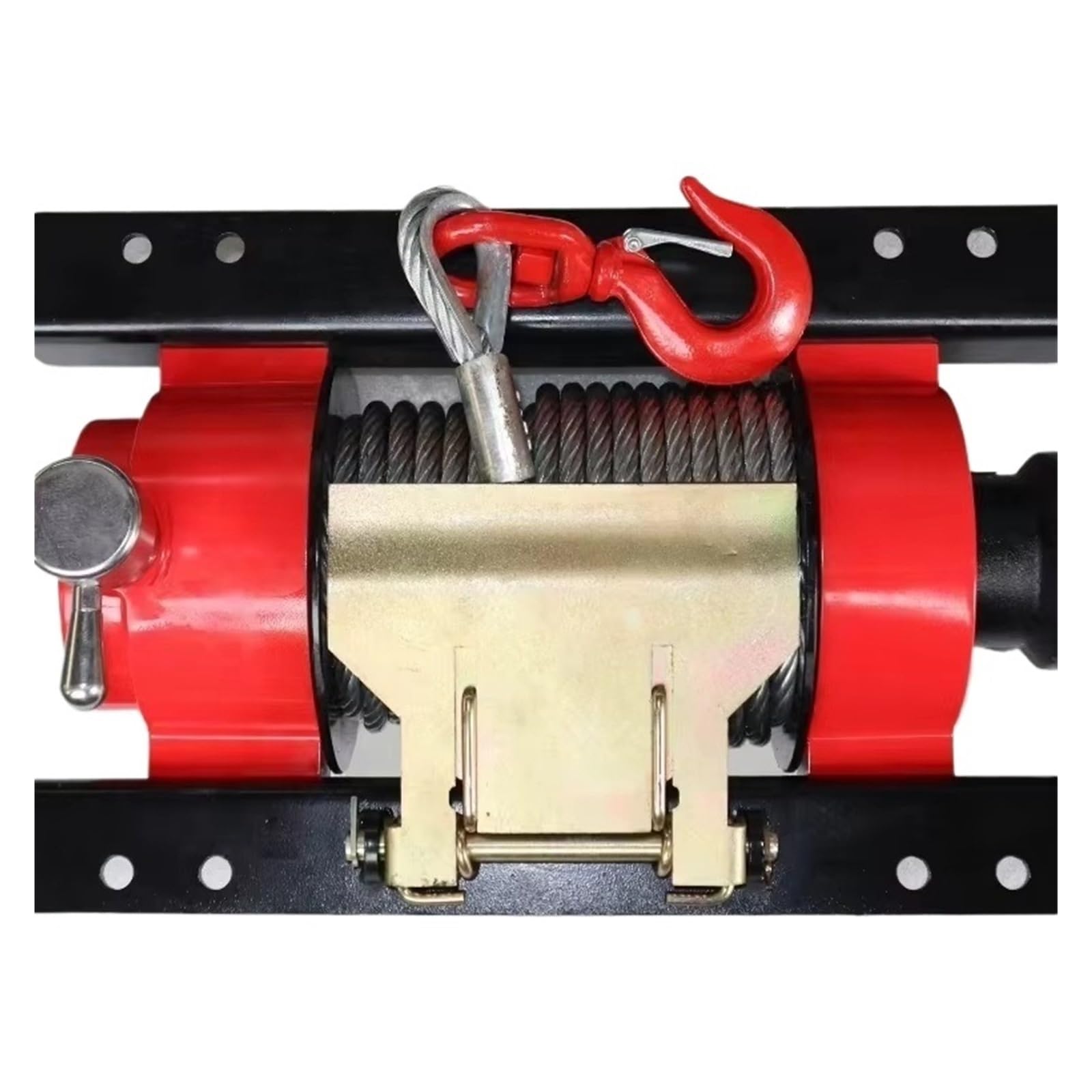 Treuil hydraulique en acier 4T, cabestan de traction for dépanneuse, tracteur et grue Chantier de construction