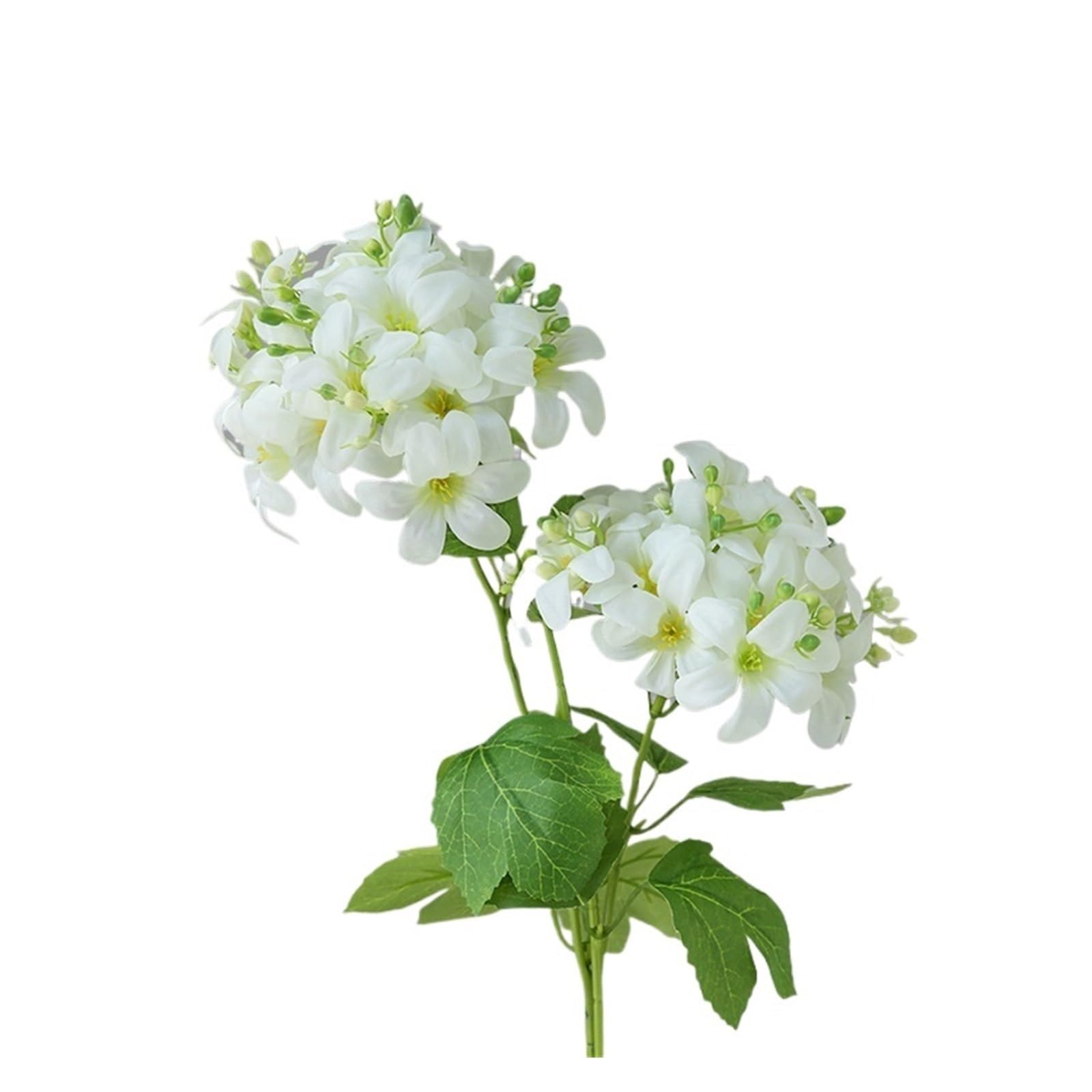 Casetlong 5Pcs Artificial Flower Home Decor Dining Table Bouquet Wedding Floral Arrangement Photography Props(White)