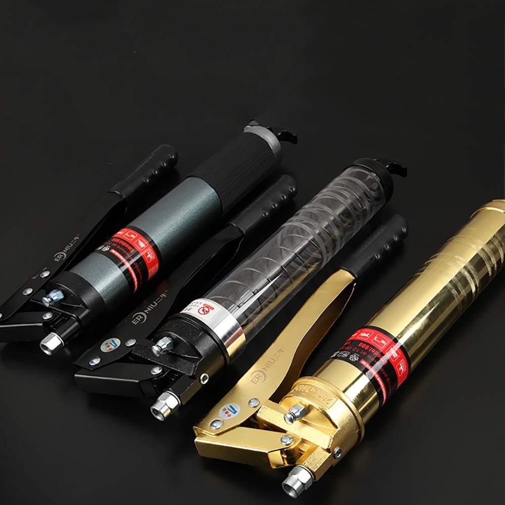 Beat Grease Gun Manual high Pressure Excavator Butter Grab Grease Mouth car Filler self-Priming Butter Gun Tool