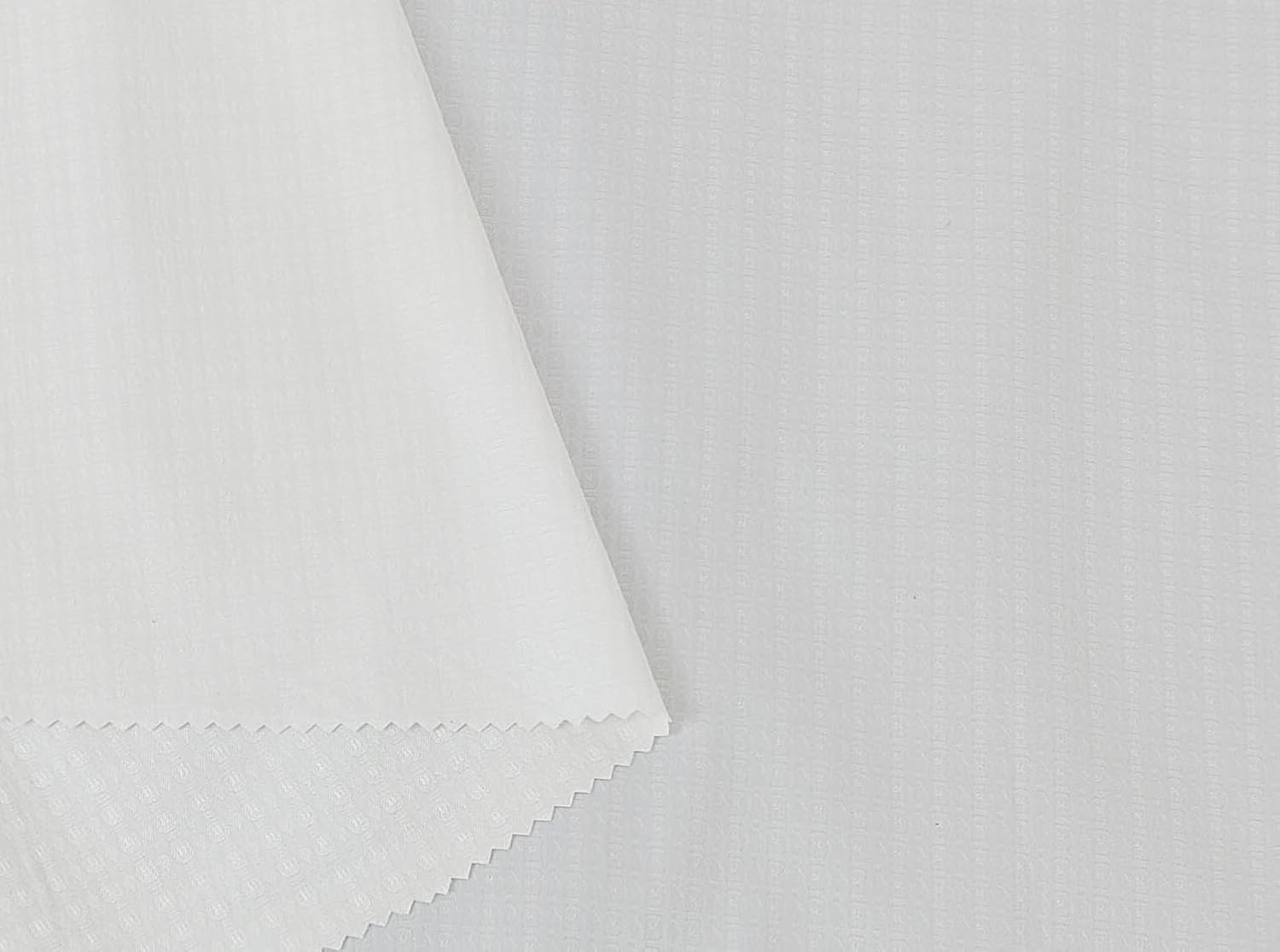 White & Ivory Fabric Yardage – Neutral Sewing, Quilting & DIY Crafts Fabric by The Linen Lab (Jacquard Span White, 3 Yard pre Cut)