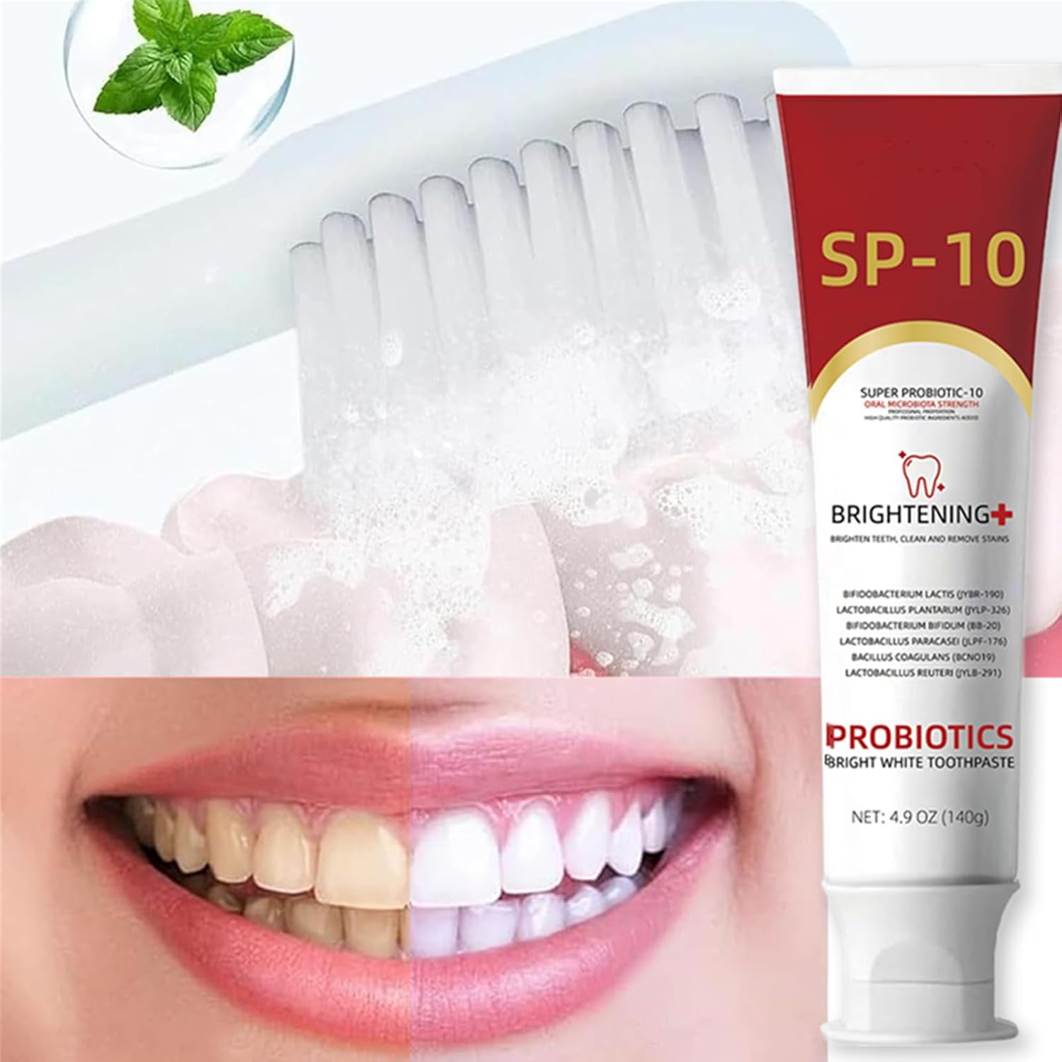SP-10 Probiotic Toothpaste, 2024 New Upgraded Sp10 Whitening Toothpaste, SP-10 Toothpaste for Fresh Breath, Strong Teeth Protection, Lastest (4)