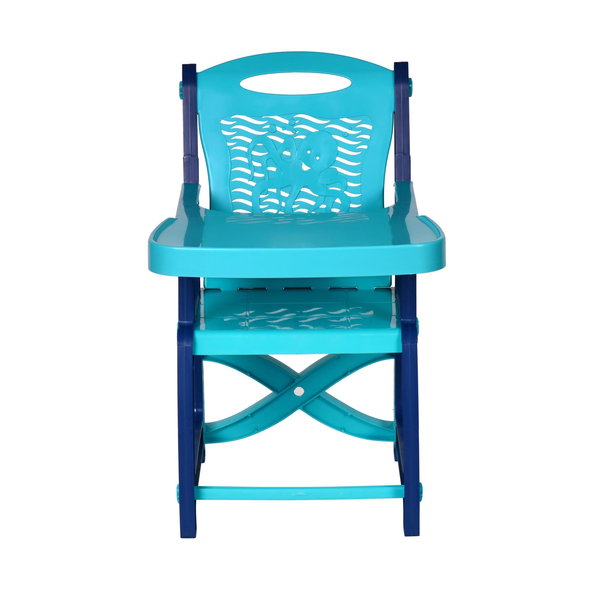 Nilkamal Octo Baby Desk Chair | Study | Shampoo | Meal | Kids Seating Chair with High Backrest for 3-5 Years Kid, Weight Capacity Upto 40 Kg (3-Year Warranty) (Cobalt Blue/Celeste Blue)-image-6