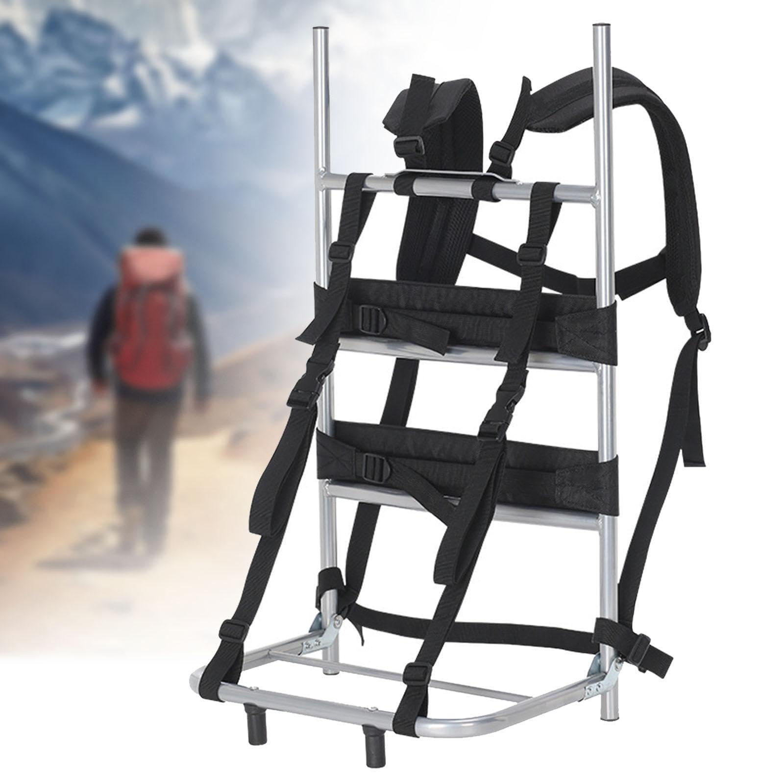 Telaio per Zaino da Trasporto Pesante, Zaini da Escursione in Nylon in Lega di Alluminio, Leggero Telaio per Borsa Piegato Zaino Pratico Portatile per Campeggio, Escursionismo, Arrampicata, l