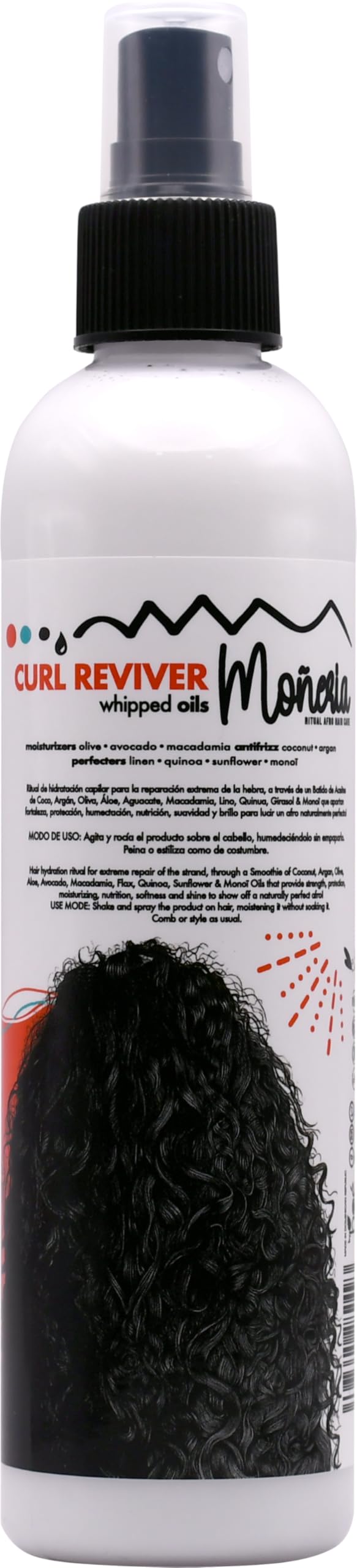 Amazon.com : Moneria Curl Reviving Hair Spray 8.6 fl oz