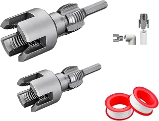 Integrated Internal & External Pipe Threading Tool, Pvc Pipe Threading Tool, 1/2" and 3/4'' Internal External Rethreading Maker