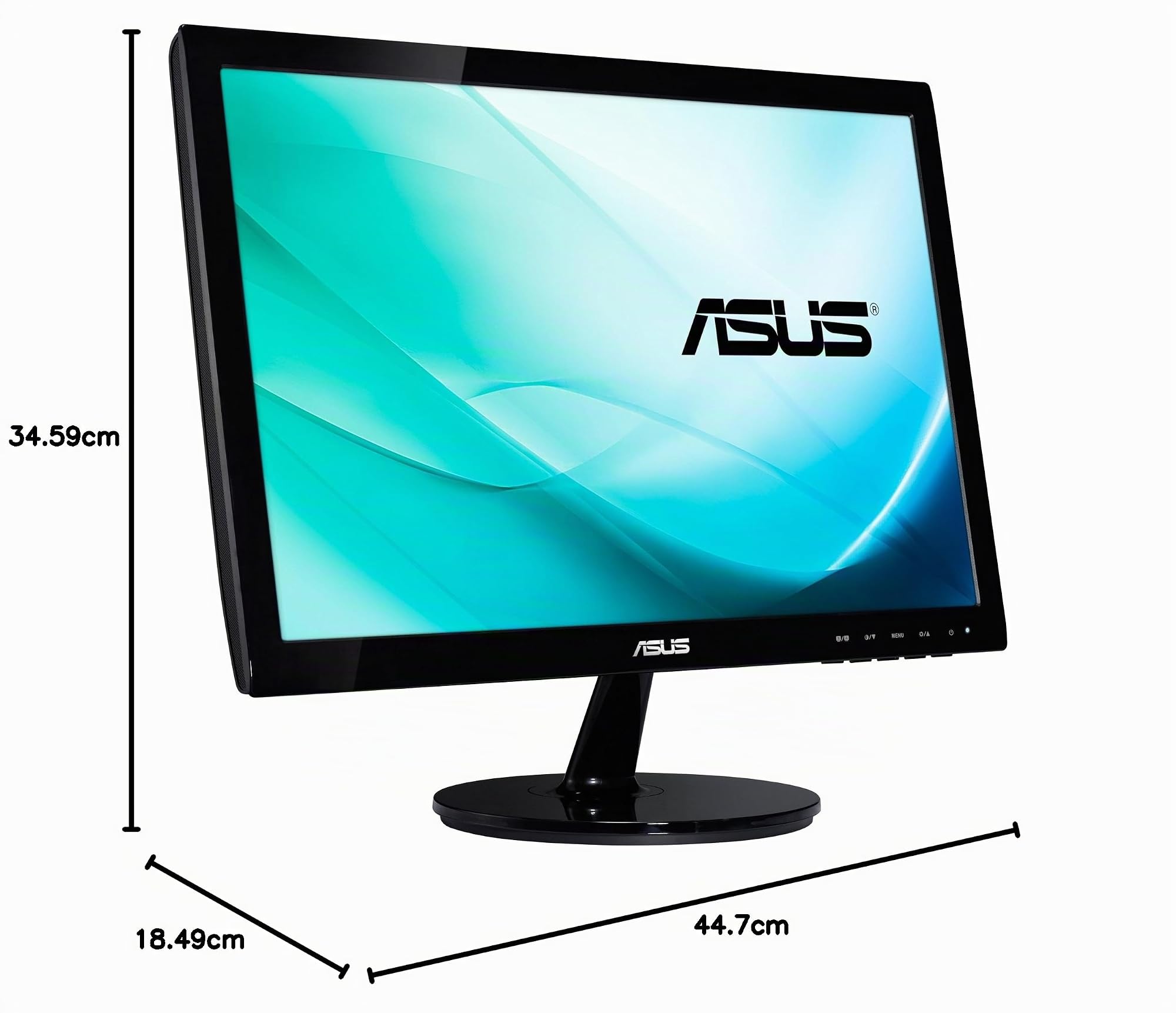 ASUS VS197DE 18.5" Monitor, 1366 x 768, TN, D-Sub