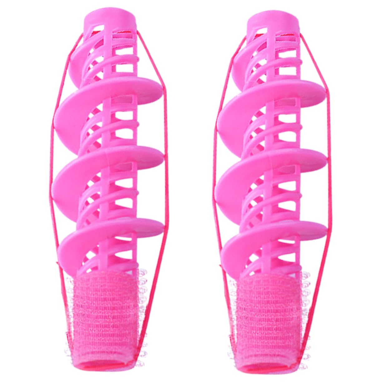 FRCOLOR 2pcs Spiral Curling Iron Plastic Perm Rods Curling Perm Rods Hair Curler Hair Rollers for Women Perm Rod Roller Perm Rods for Hair Perm Rods for Curling Perm Rod for Styling