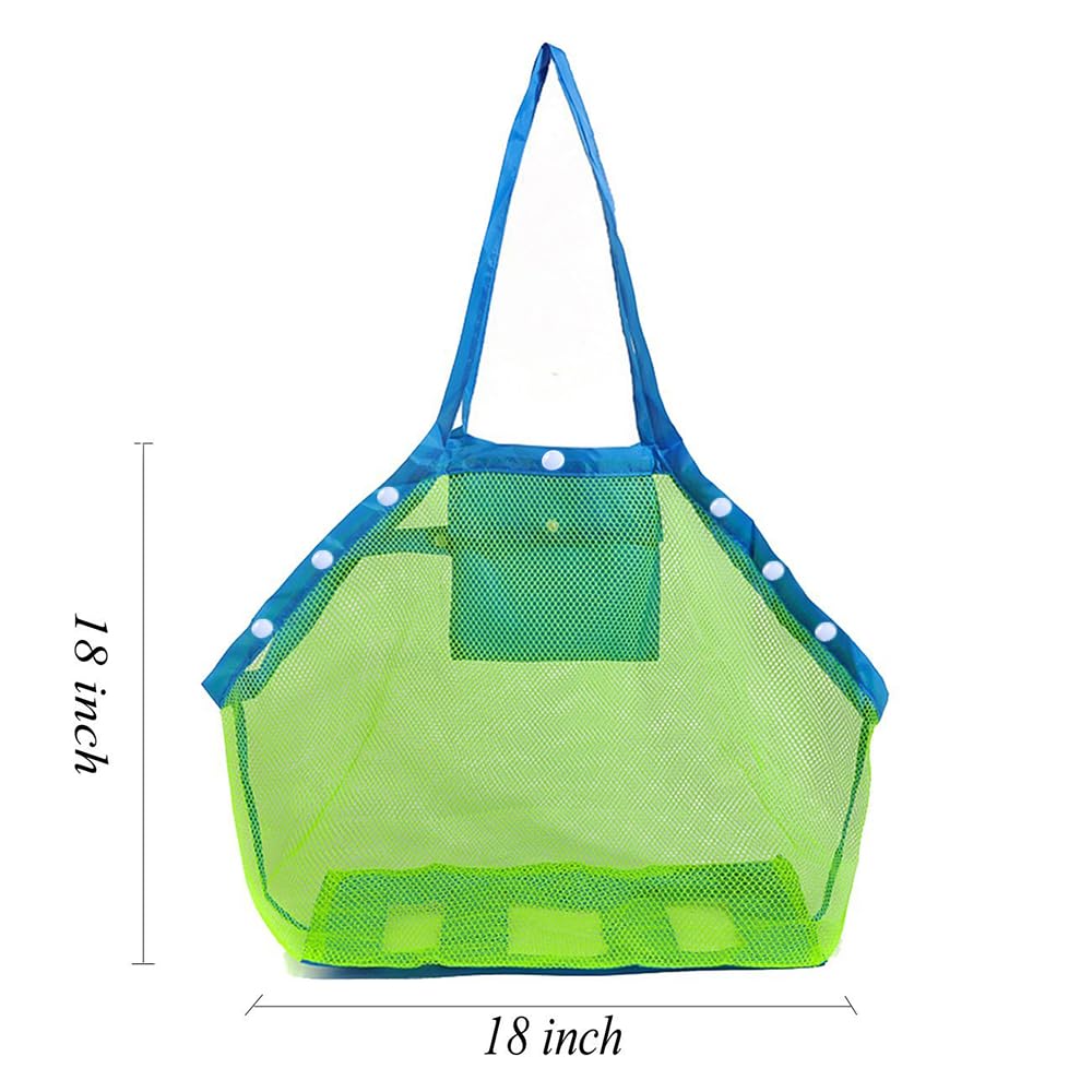 Strandspielzeug Tasche Mesh Netztasche - XL Sandspielzeug Beutel 48x24cm Für Kinder