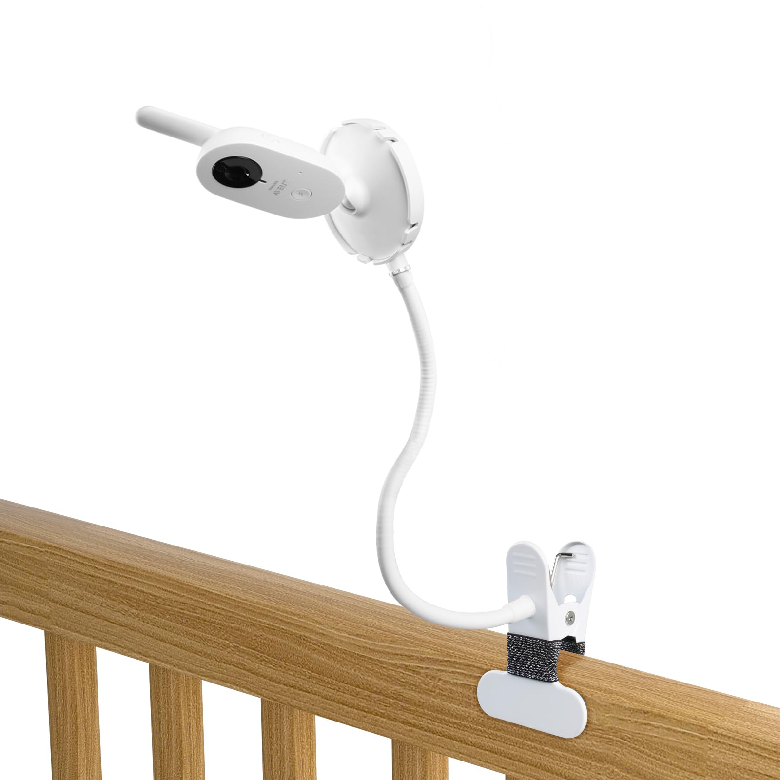 BECEMURU Support de Serrage Polyvalent et Flexible avec Connexion à vis 1/4 Station d'accueil Compatible avec Le Moniteur vidéo pour bébé Philips Avent SCD843/26, SCD833/26, SCD881/26,SCD891/26
