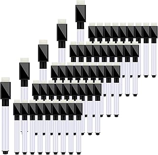 Sponsored Ad - Magnetic Dry Erase Markers Whiteboard Dry Erase Pen with Erasers Cap and Magnet for School Kids, Office, Bl...