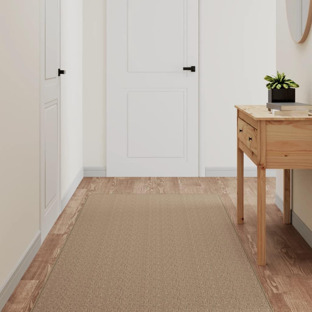 Tapis de couloir aspect sisal pour sublimer votre cuisine ou votre salon