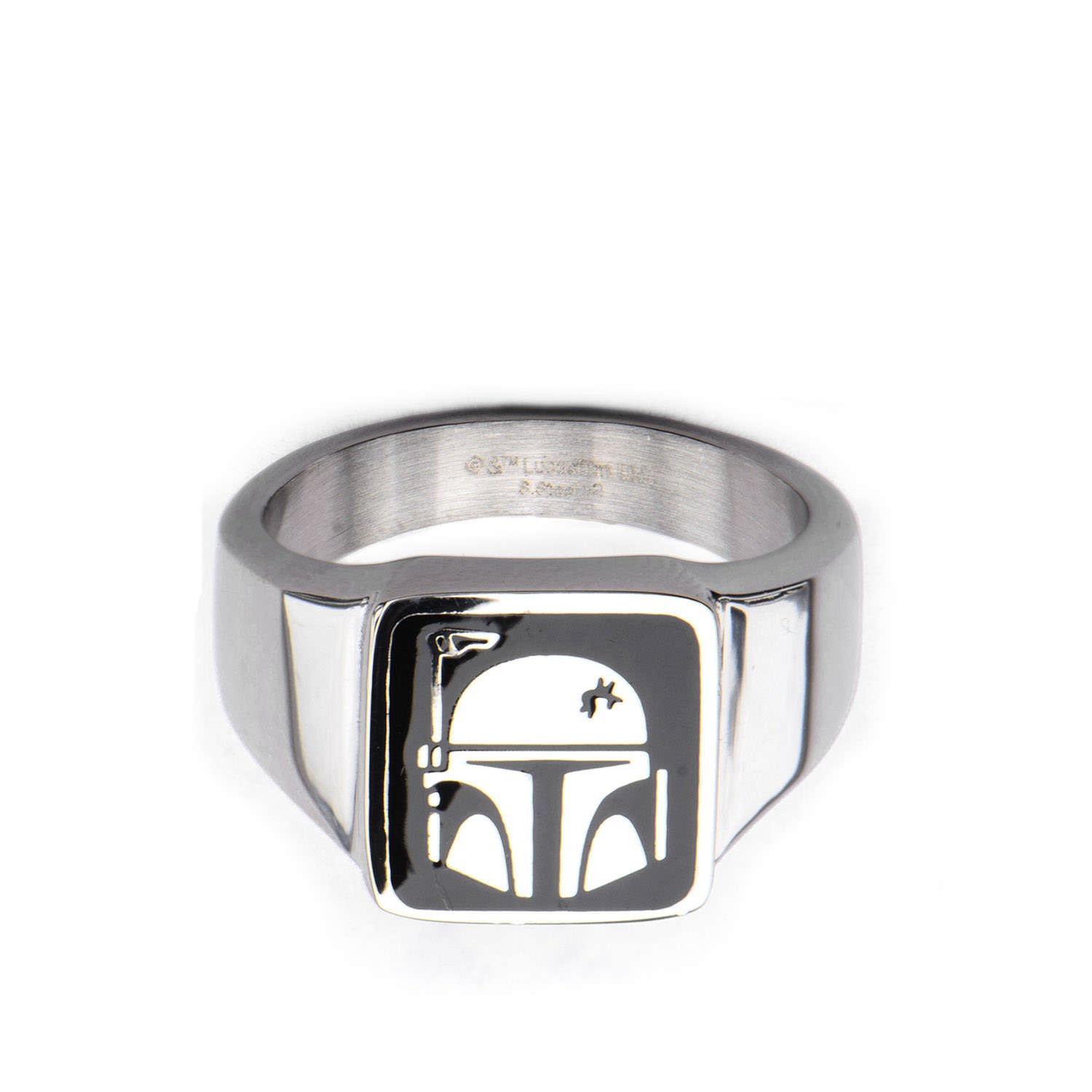 BOBA FETT HELMET - Stainless Steel Premium Quality Men's Ring