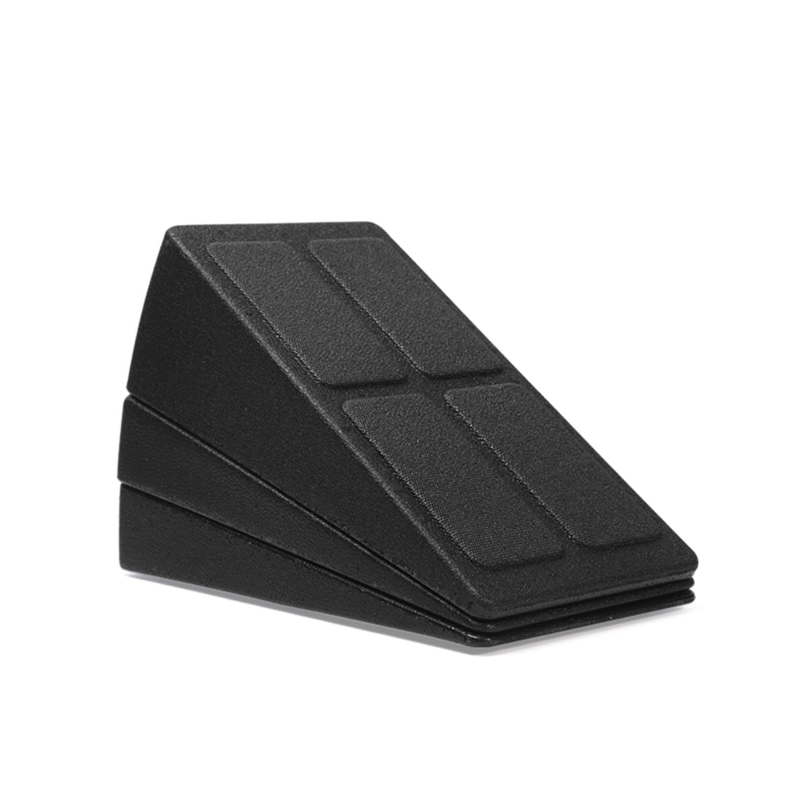 3 Pieces Foam Slant Board Anti-Slip Stretching Wedge Textured Squat Wedge Block for Fitness Enthusiasts, Home Gym, Physical Black Standard-image-8