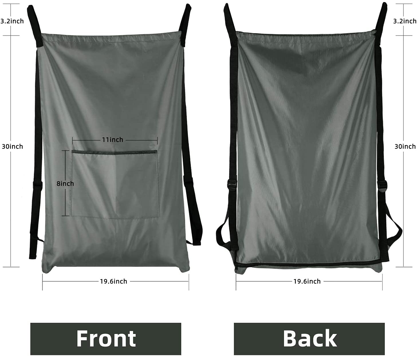 KINGSUSLAY Camping Laundry Backpack, Hanging on Laundry Bag - Image 3