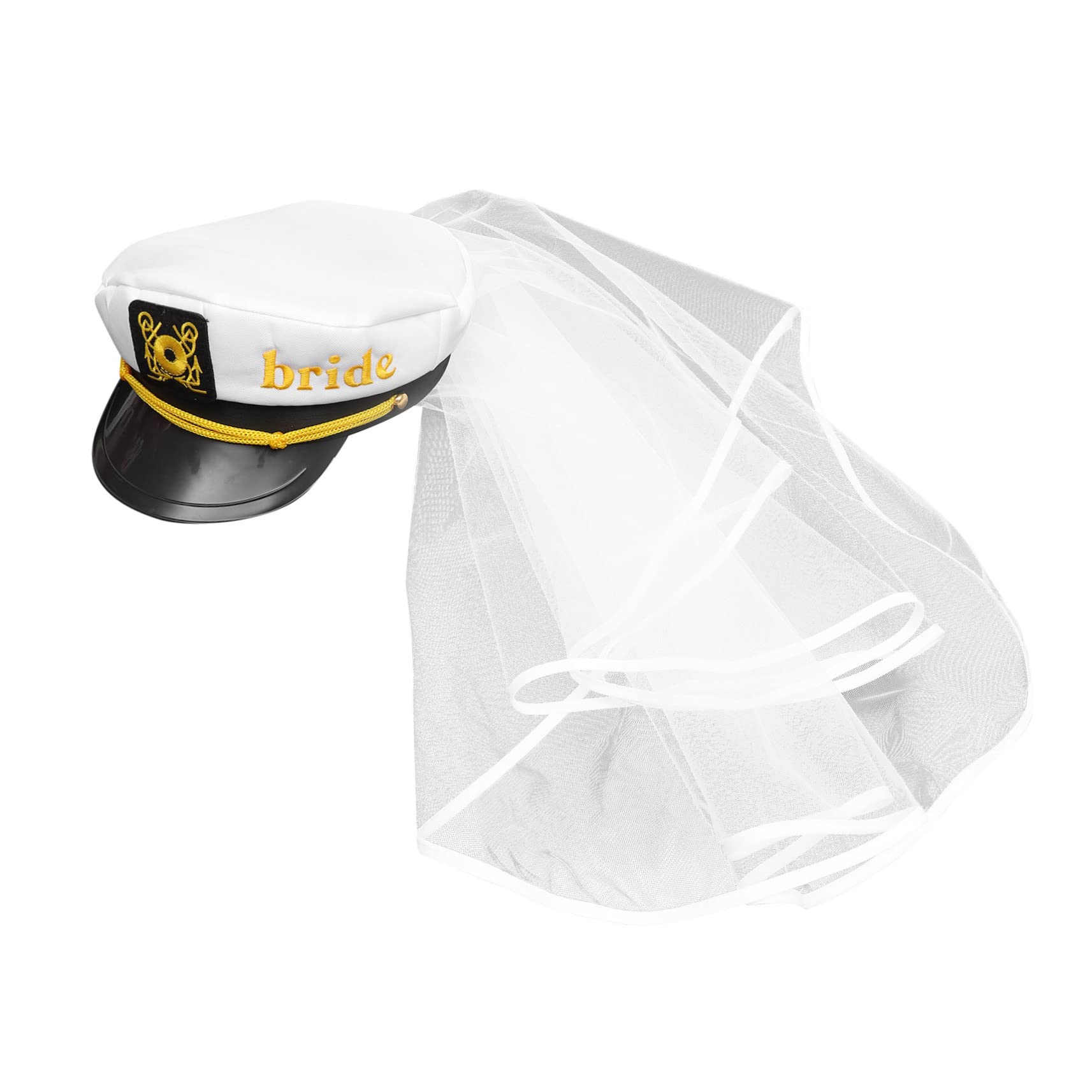 PRETYZOOM 5 Uds Sombrero De Nupcial Sombreros Despedida De Soltera Decoración Con Velo Diadema De Novia Velo Novia De Con De