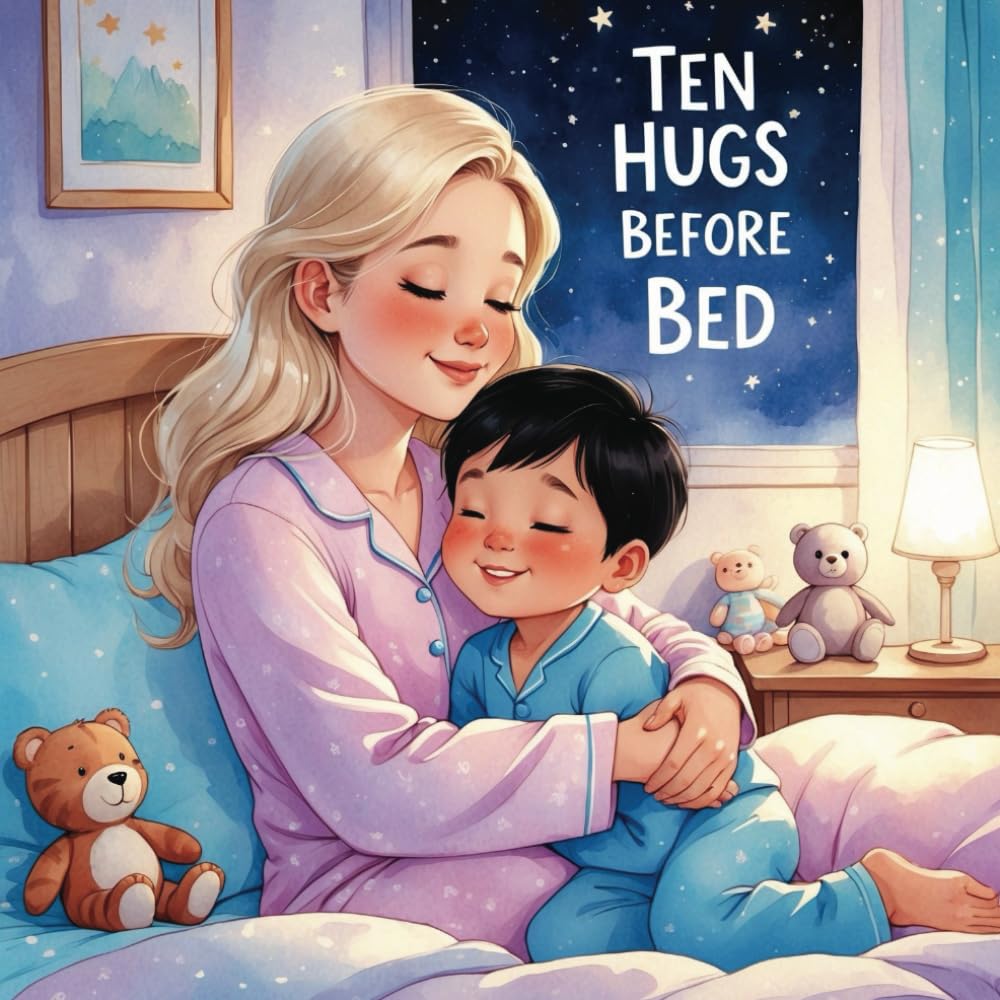 Ten Hugs Before Bed: A Heartwarming Bedtime Counting Book for Toddlers and Preschoolers About Love, Hugs, and Sweet Dreams (The Love-You-Times-Ten Series)