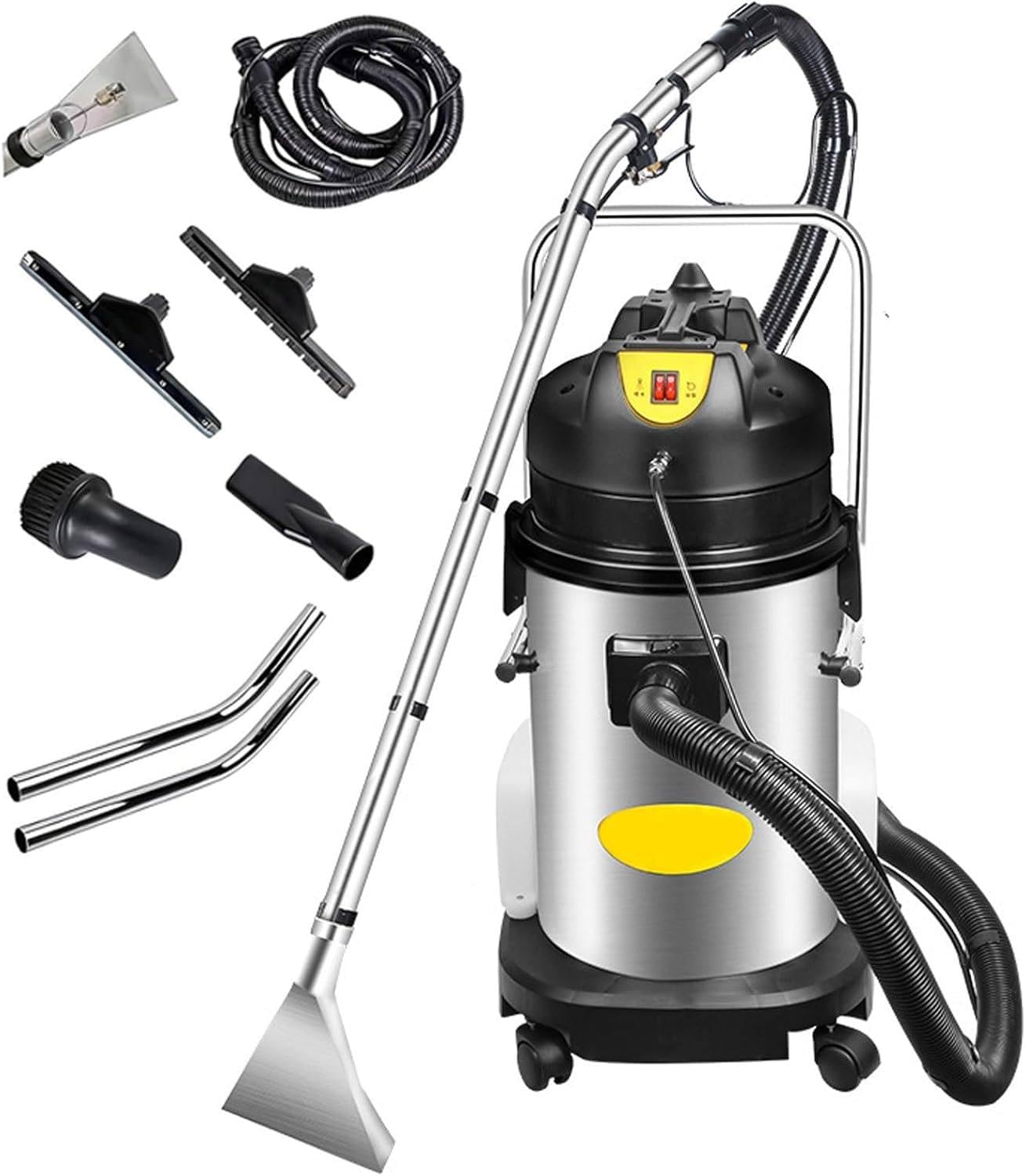 Máquina de Limpieza de Tapicería 40L, Aspiradora de Agua 20L