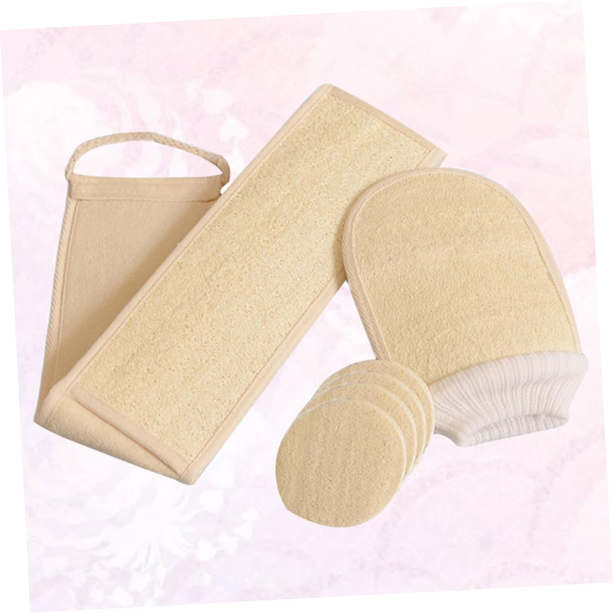 Didiseaon Juego De 6 Piezas De Guante De Baño Esponja De Esponja De Lufa De Lufa De Exfoliante De Guantes De Limpieza Guantes Exfoliantes