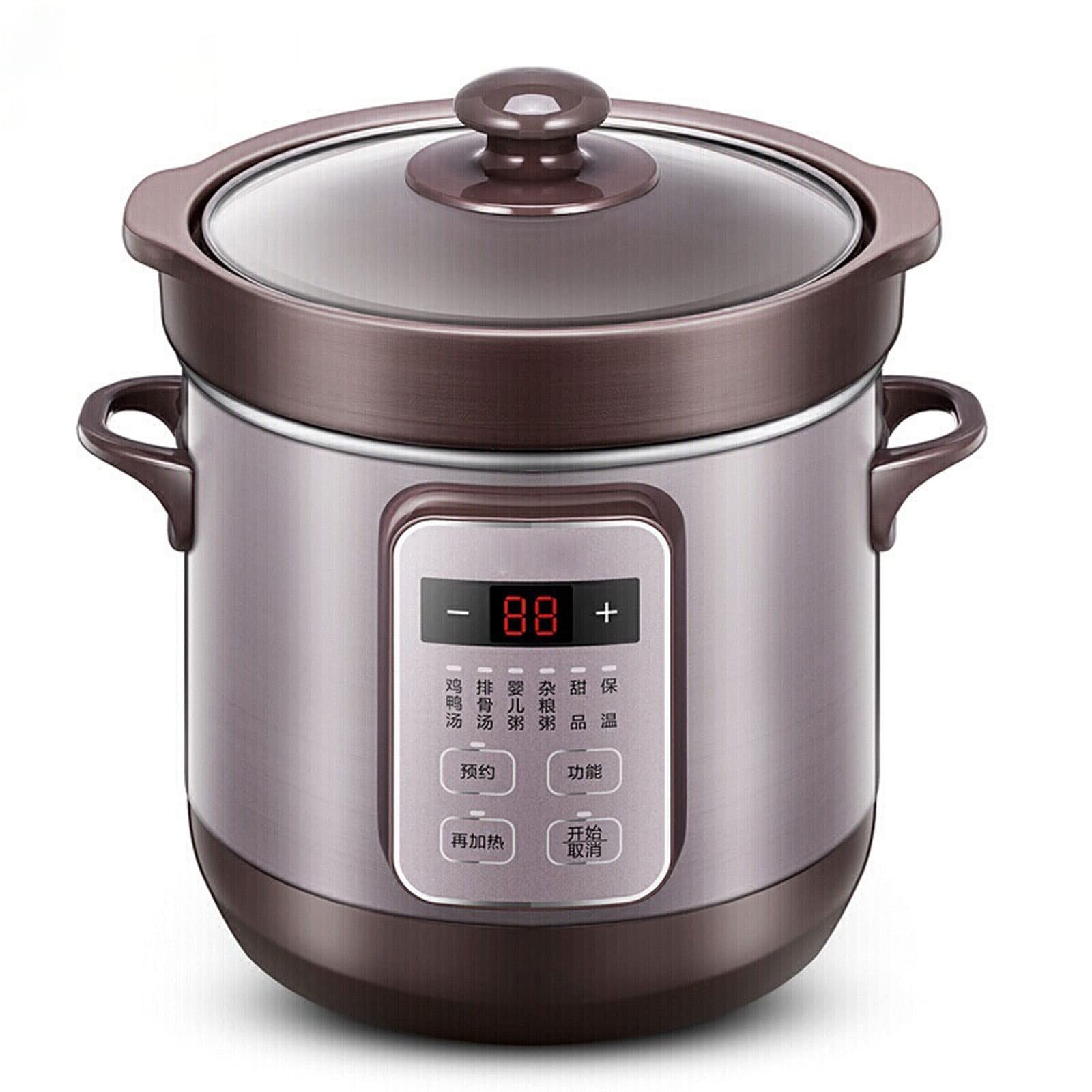 Soup Pot Electric Stew Pot Purple Sand Pot Soup Pot Automatic Slow Cooker Electric Cooker Slow Cooker Stew