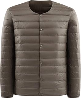 Soluo Men's Packable Down Jacket Lightweight Winte Warm Puffer Coat Jackets Casual Outdoor Plush Activities Jacket