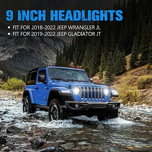 Bunker Indust JL-HL-LENS-FRD*2 Wrangler Jl 9 Inch Inch Led Headlights thumb #6