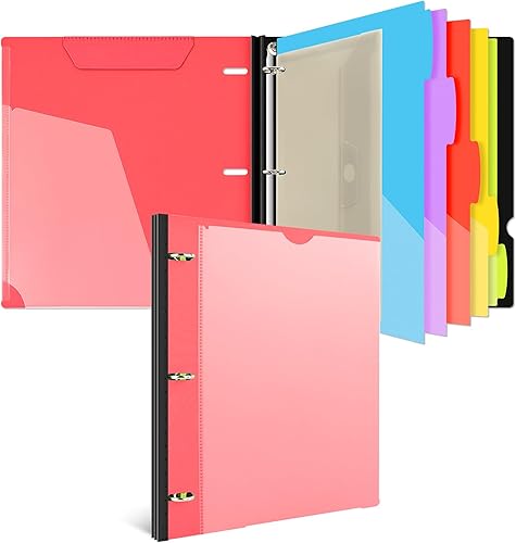 INFUN Carpeta organizadora telescópica de proyectos, carpeta de 13 bolsillos y 3 anillos de 1 pulgada con cubierta frontal personalizable, divisor disponible en Yaxa Mexico