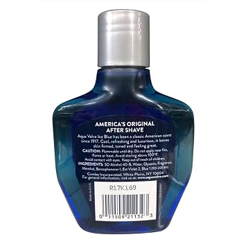 Aqua Velva Ice Blue Size 3.5z Aqua Velva Ice Blue After Shave