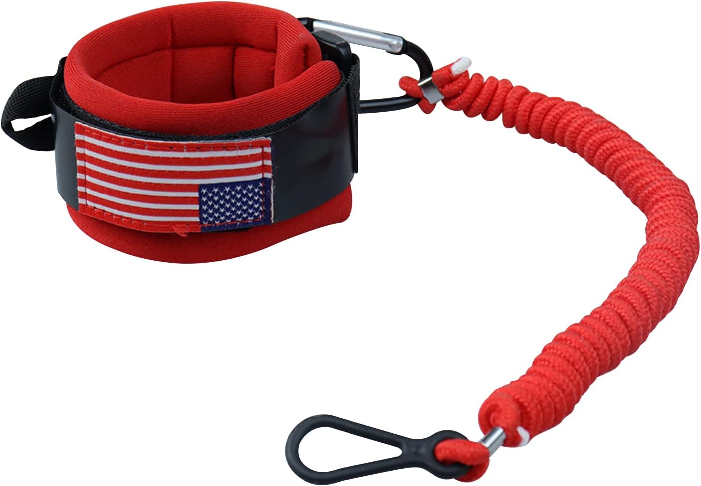 Boat Kill Switch 8M0092850 Lanyard With Wrist Strap USA Flag Compatible  Mercruiser Marine Emergency Tether Replacement 823037a09 Red Cord 59 Inch  150cm Lo Seadoo Key