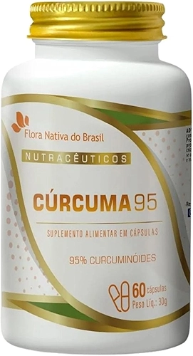 Cúrcuma 95% de curcumina 60 cápsulas - Flora Nativa