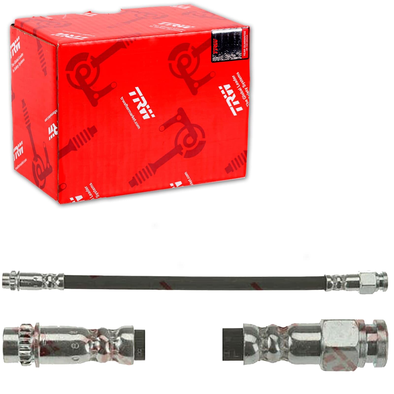 Flexible brake hose with internal thread PHA572 TRW for CITROËN PEUGEOT