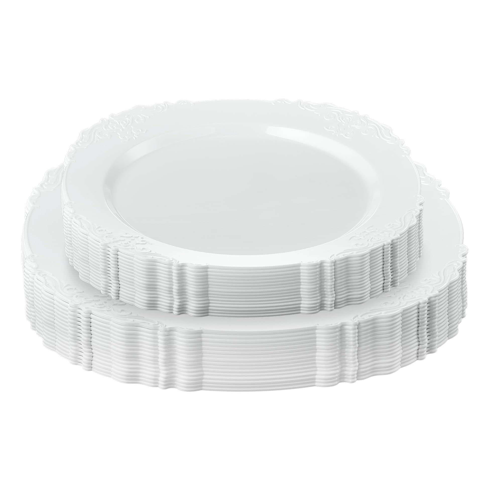 Elegant Disposable Plates - Granite Party Set -9