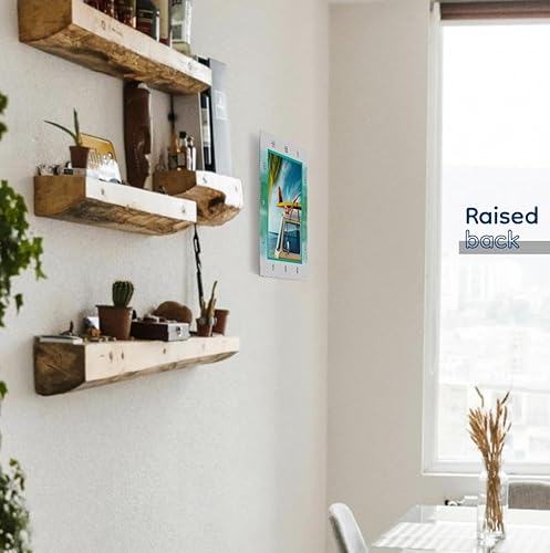 Miniatura 4 de 3dRose dpp_99540_3 Reloj de pared vintage con tabla de surf, 15 x 15 pulgadas