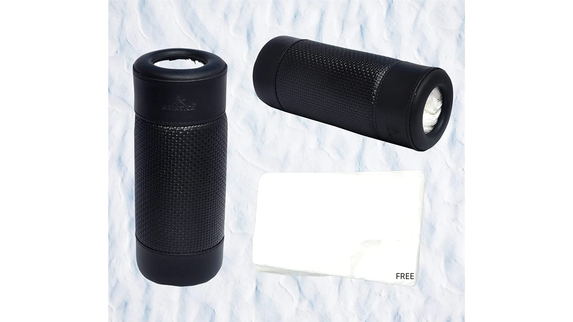 DWB Auto Tissue Holder Dispenser with 100+ 100(Extra) Tissue pulls Sun Visor Napkin,Tissue Purse Case Holder for Scorpio N, Hyundai I-20, Fortuner, Bolero,Thar, Verna, Swift,Kia, MG (Bottle Black)