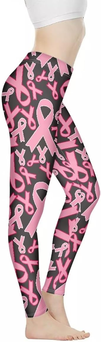 Mandala Womens Yoga Leggings, Stripe Tie Dye High Waisted Yoga Pants, Crystal Rose Tummy Control Workout Leggings